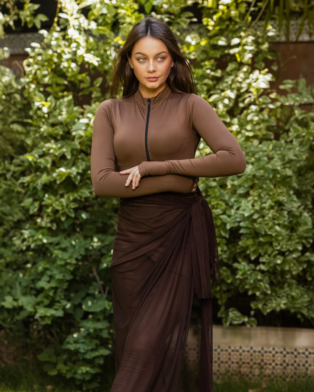 Basic Brown Gumus Swimsuit - Image 5