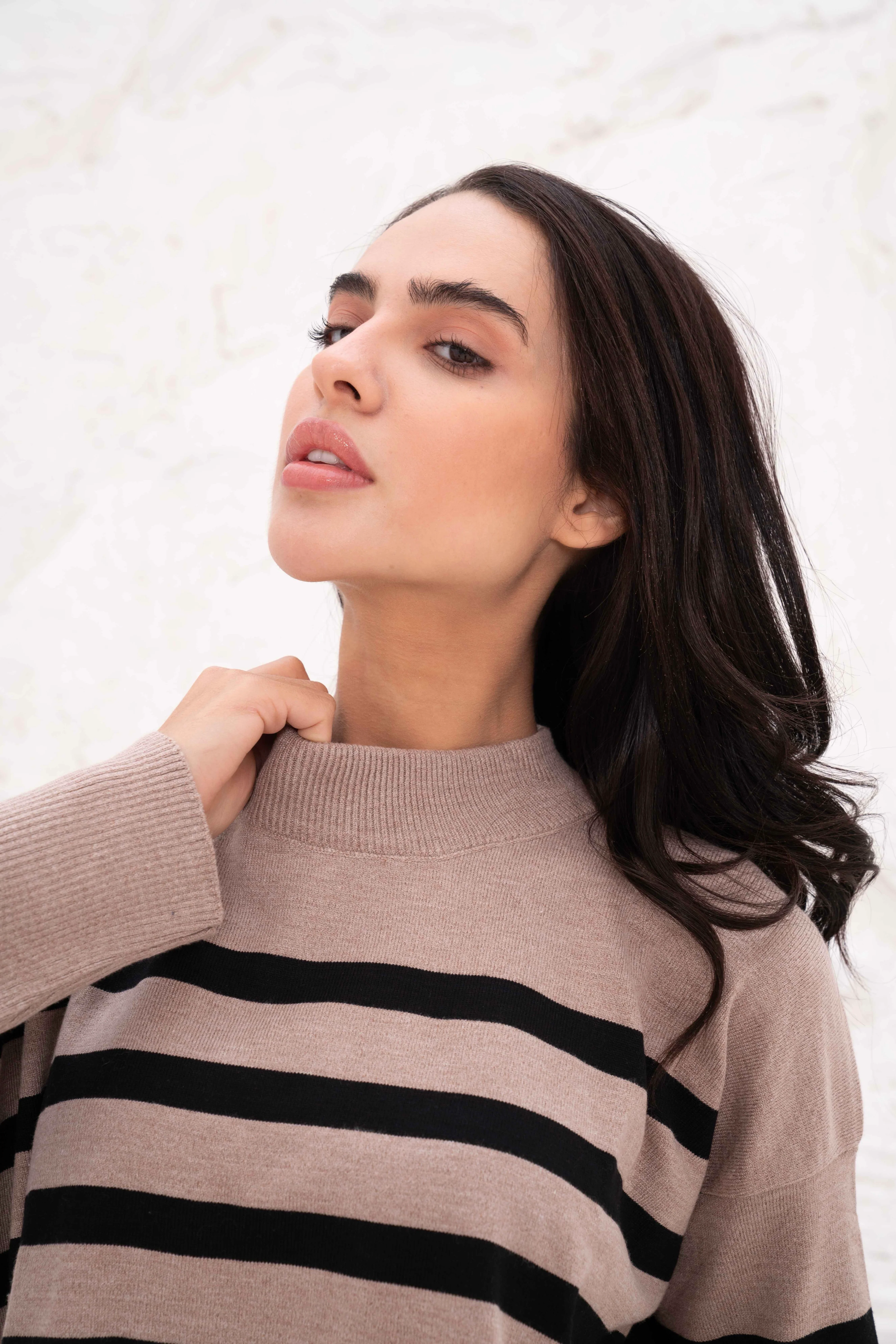 Casual Striped Wool Pulllover - Image 12