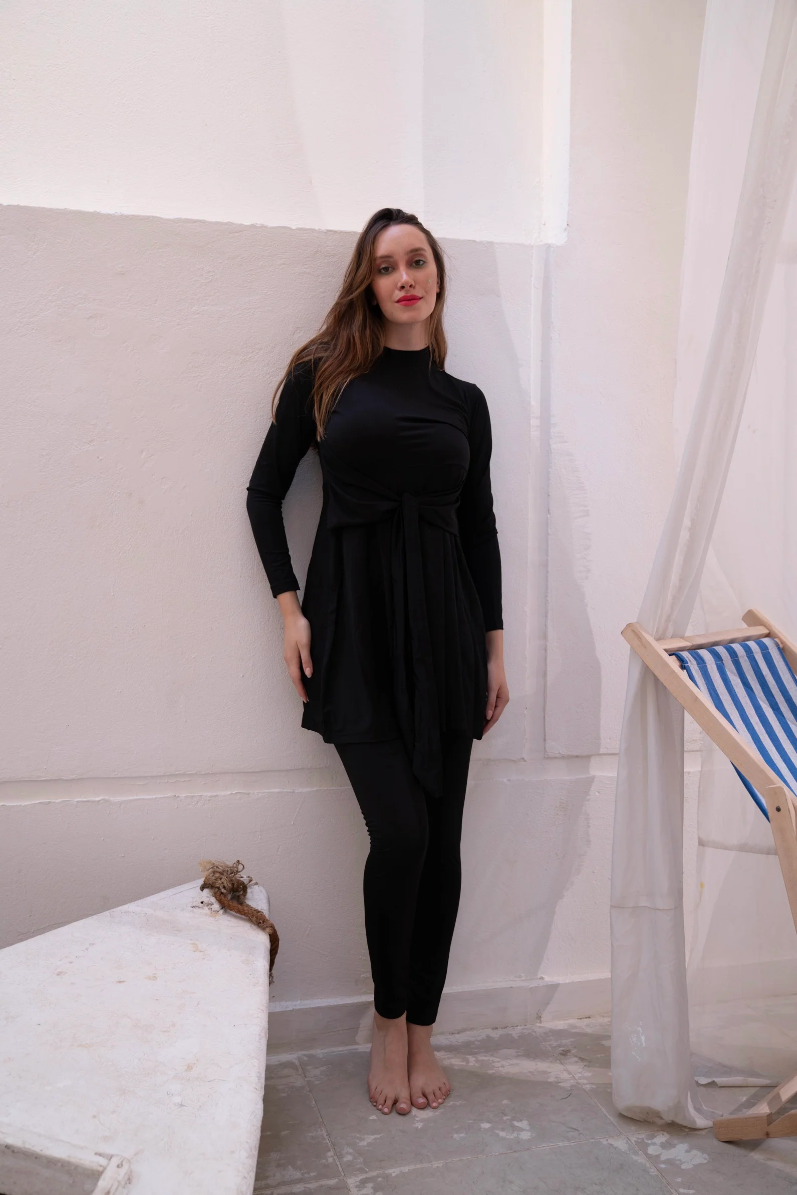 Elegant Noir Gumus Swimsuit - Image 3