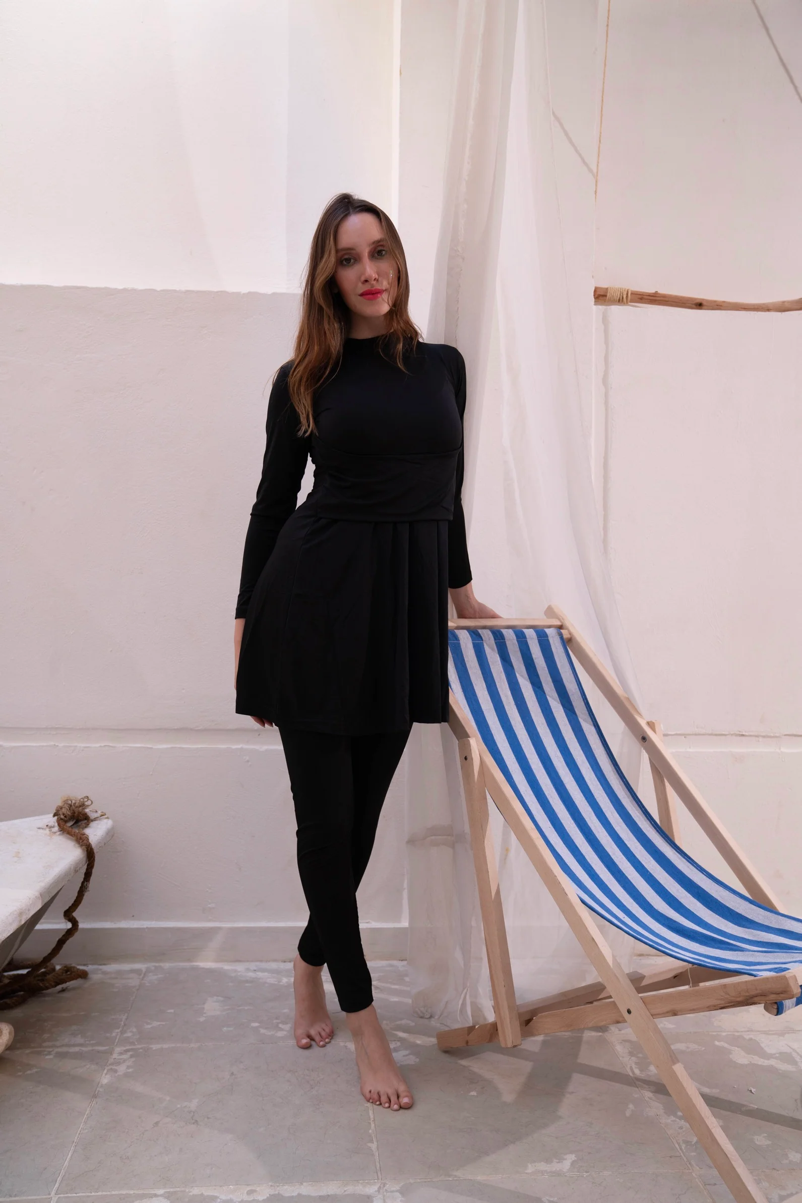 Elegant Noir Gumus Swimsuit - Image 4