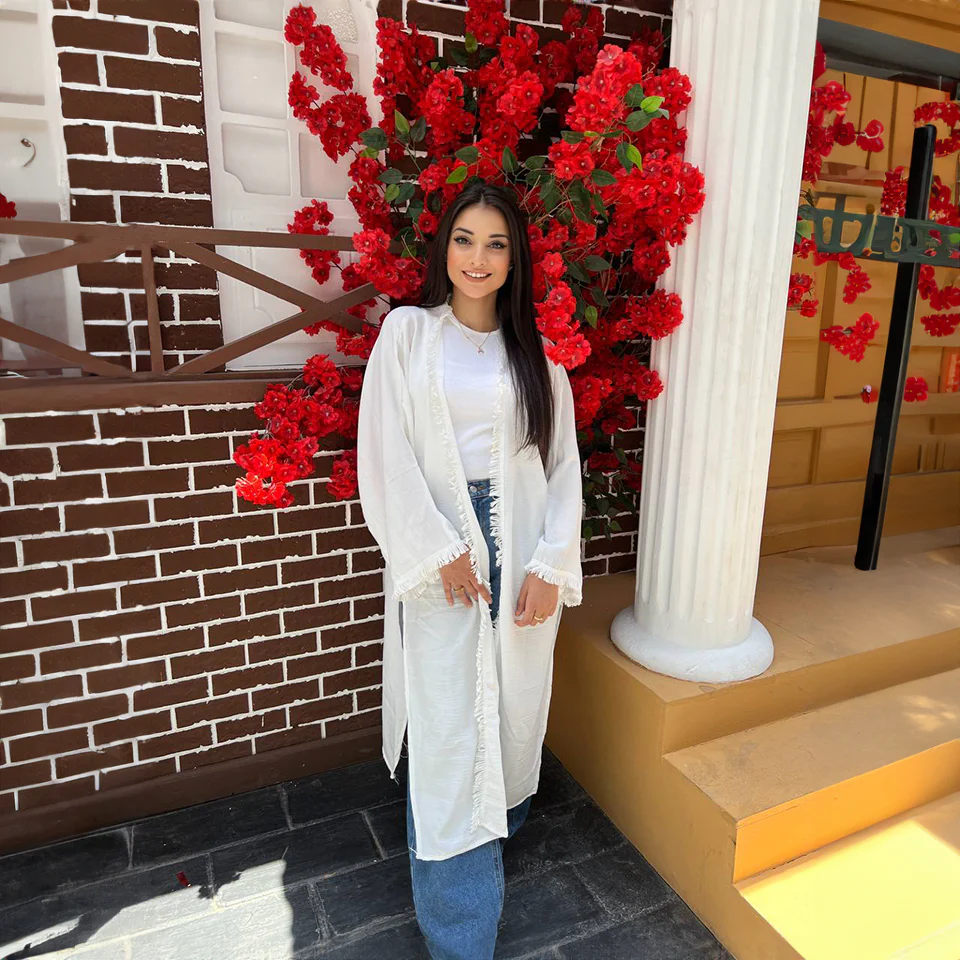 Gumus Basic Linen Cardigan - Image 3