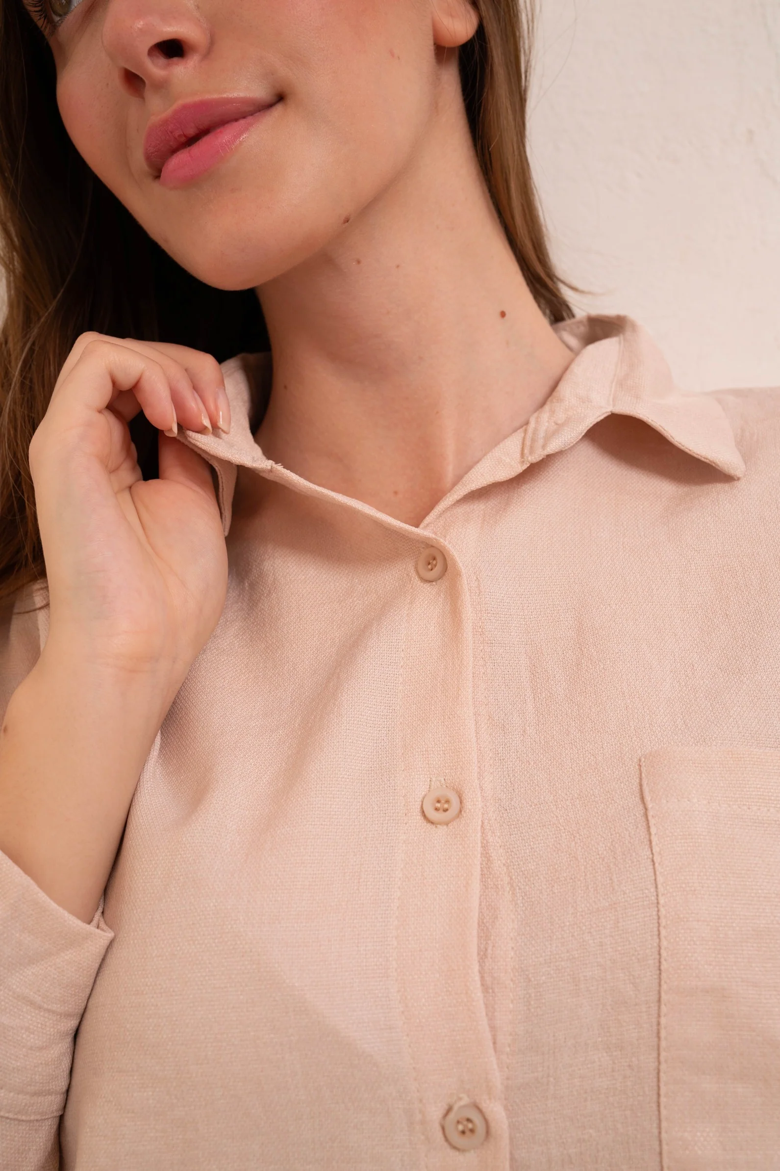 Gumus Linen Beige Suit - Image 11