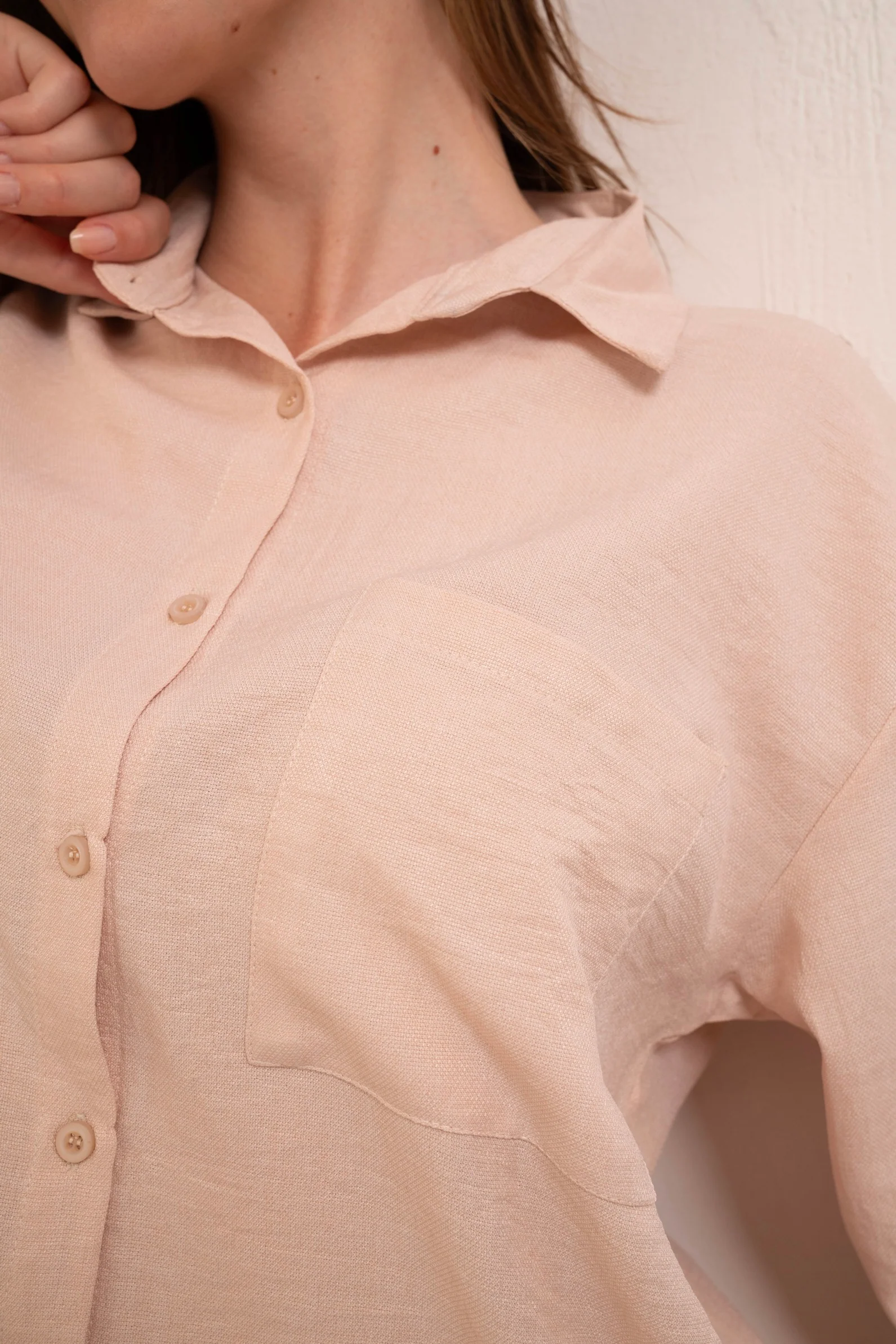 Gumus Linen Beige Suit - Image 12