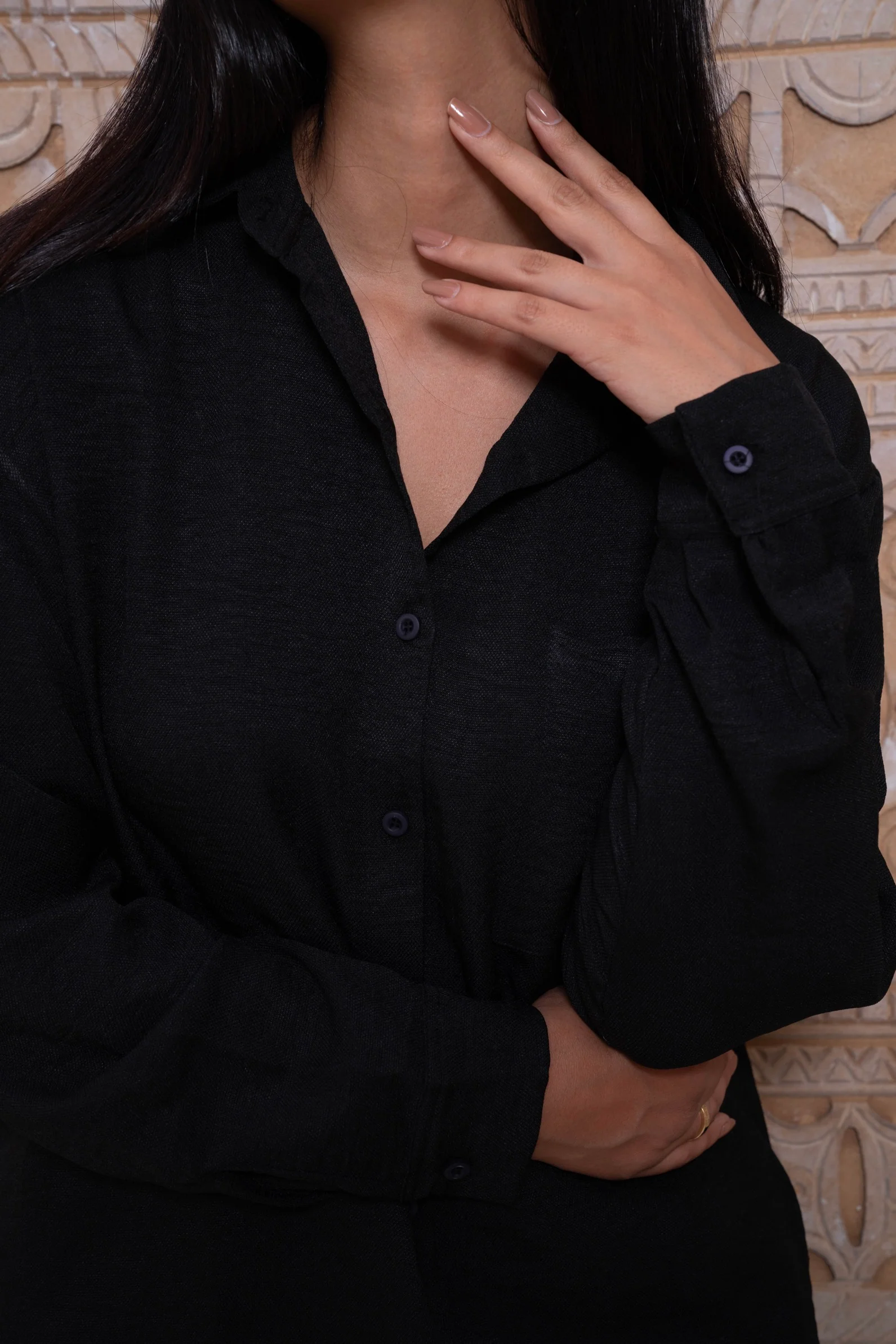 Gumus Linen Black Suit - Image 12