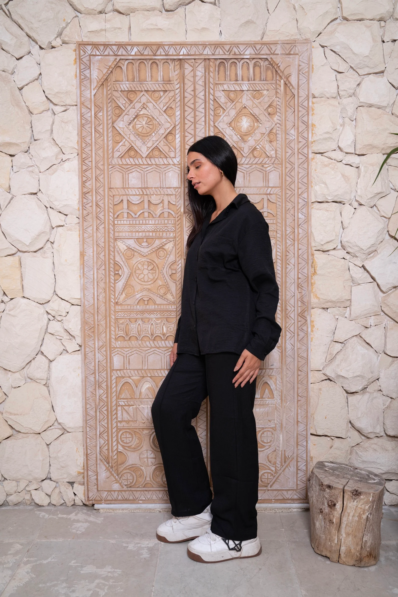 Gumus Linen Black Suit - Image 5