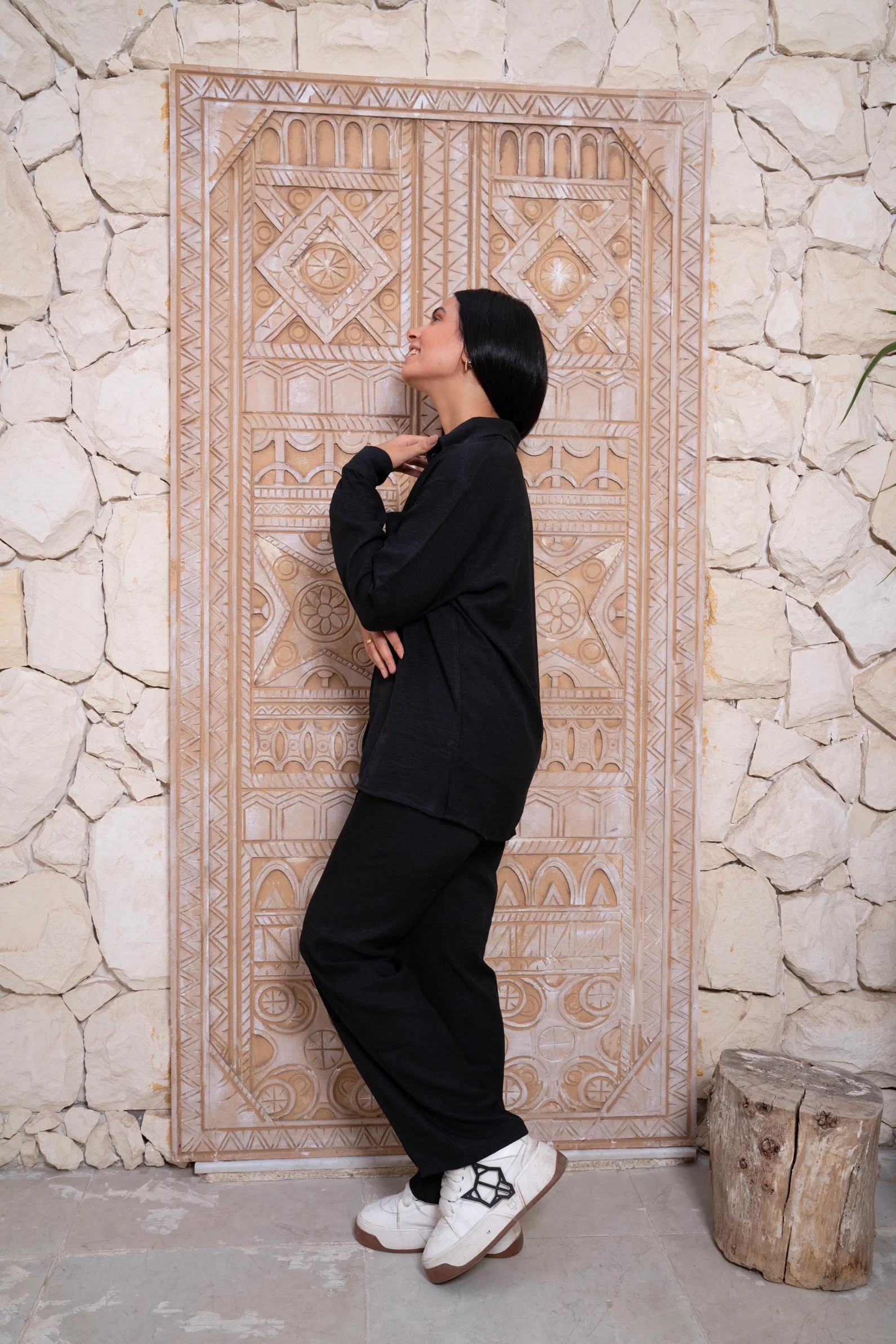 Gumus Linen Black Suit - Image 6