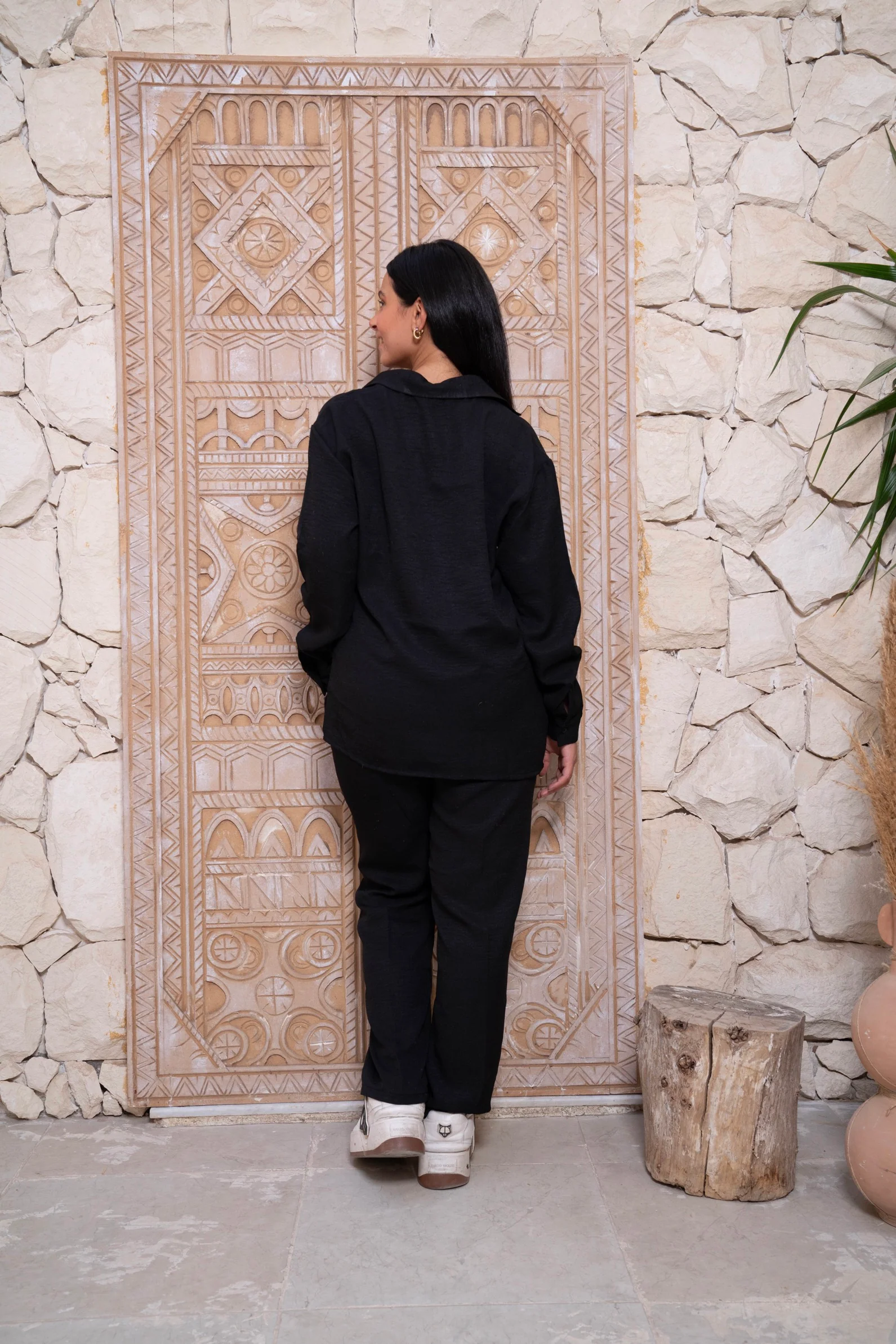 Gumus Linen Black Suit - Image 7