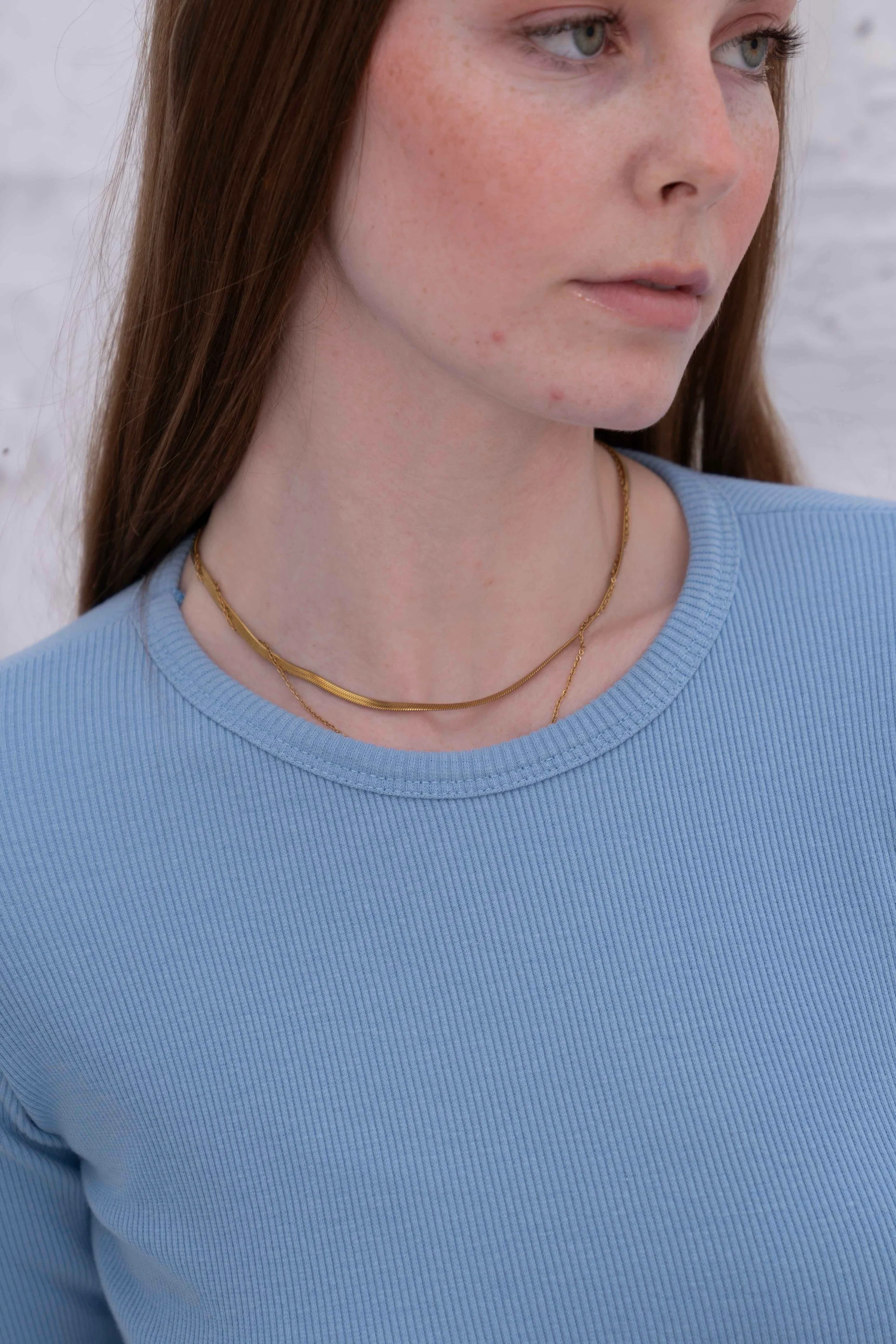 Gumus LongSleeve V Cut Pure Cotton Top - Image 10