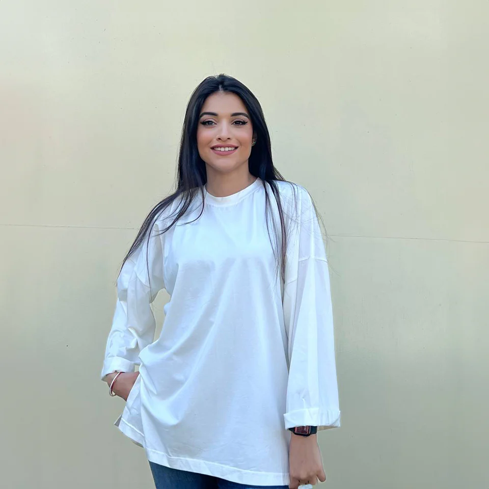 Gumus Oversized Cotton Crewneck - Image 8