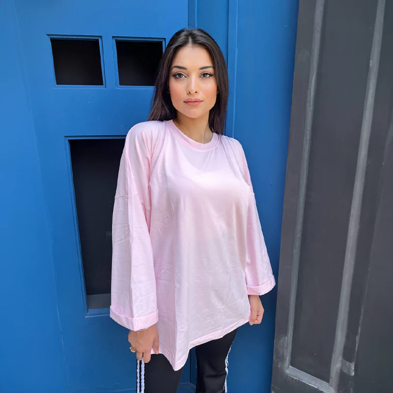 Gumus Oversized Cotton Crewneck - Image 9