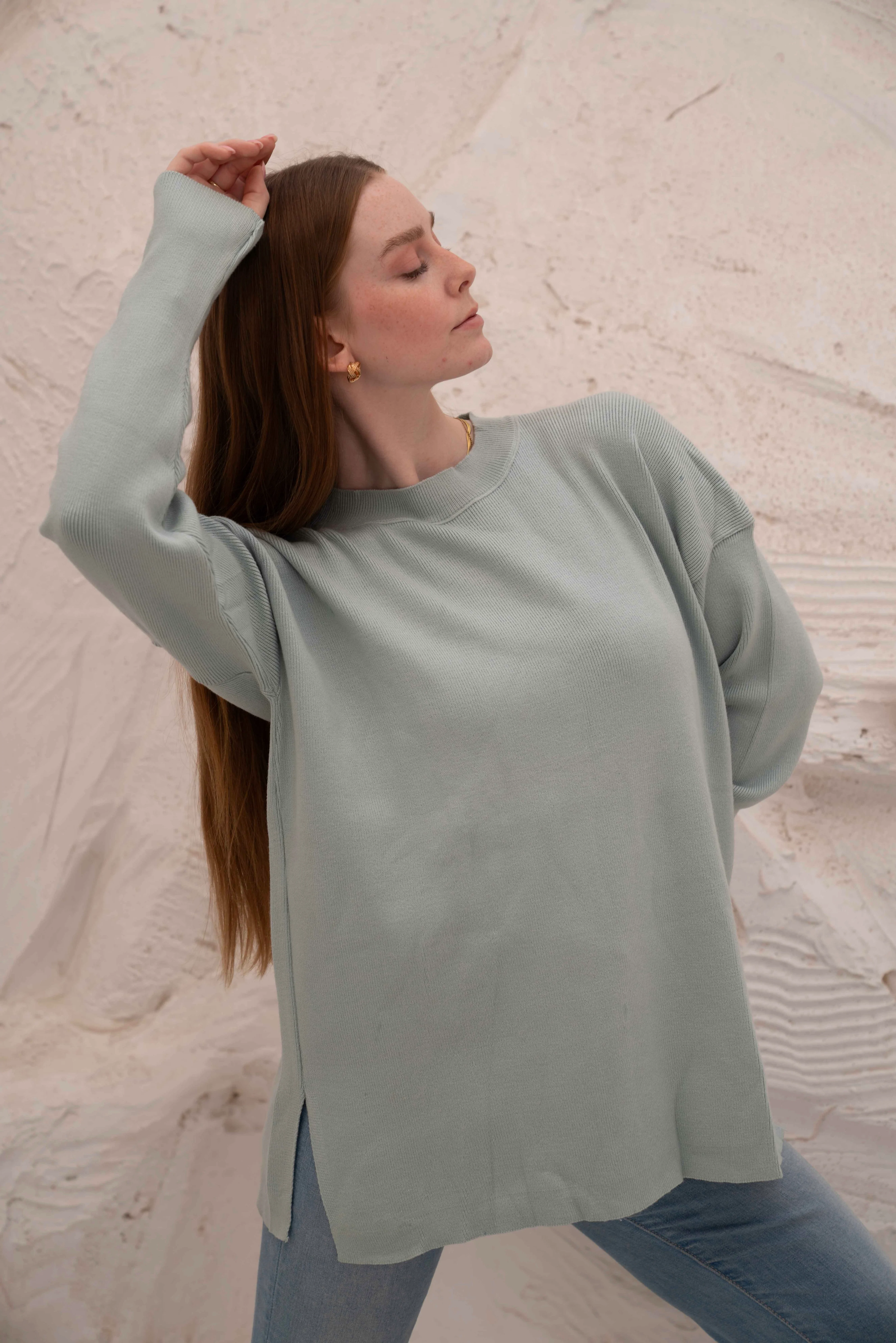 Gumus Women's Oversized Knit Pullover - Image 13