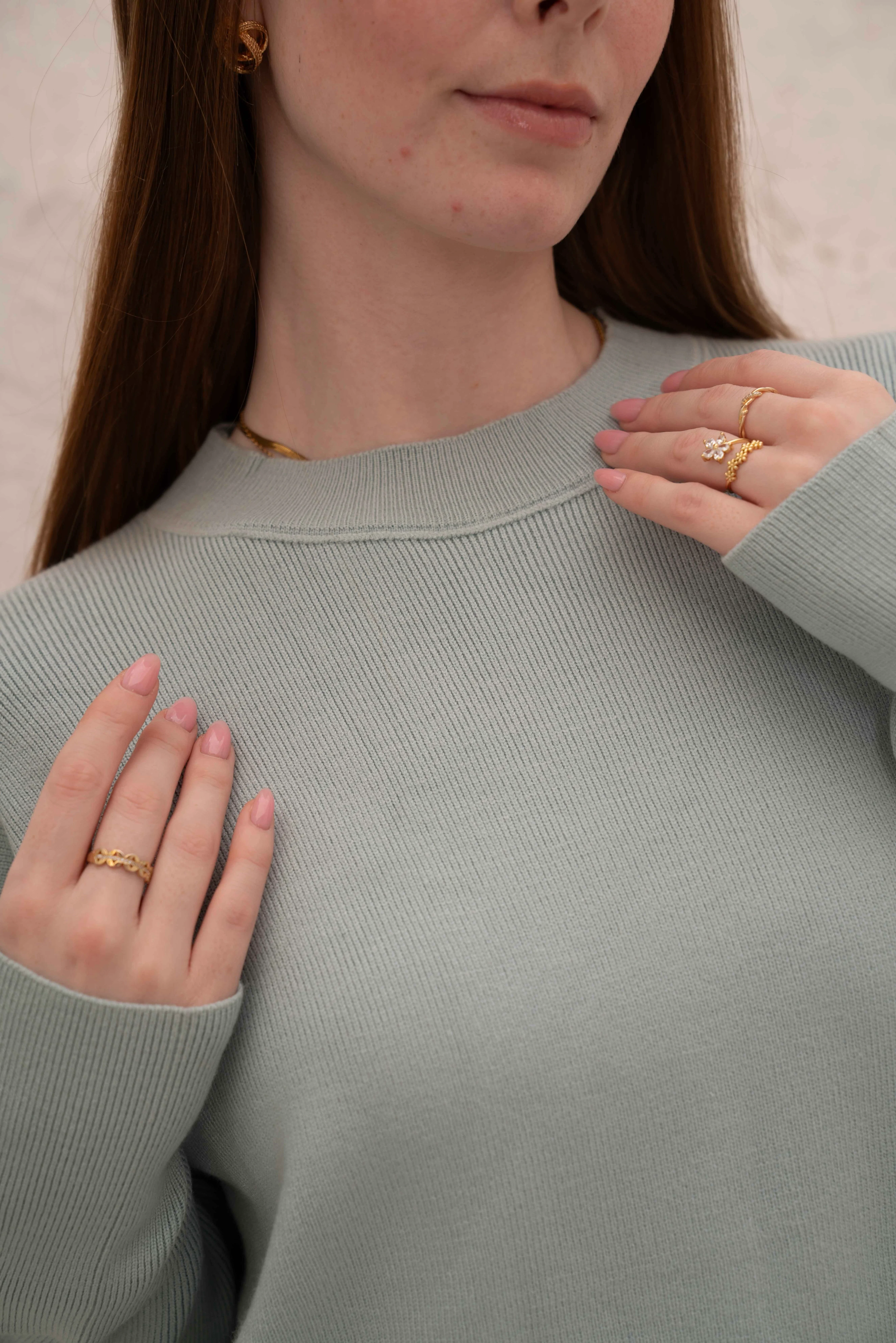 Gumus Women's Oversized Knit Pullover - Image 14