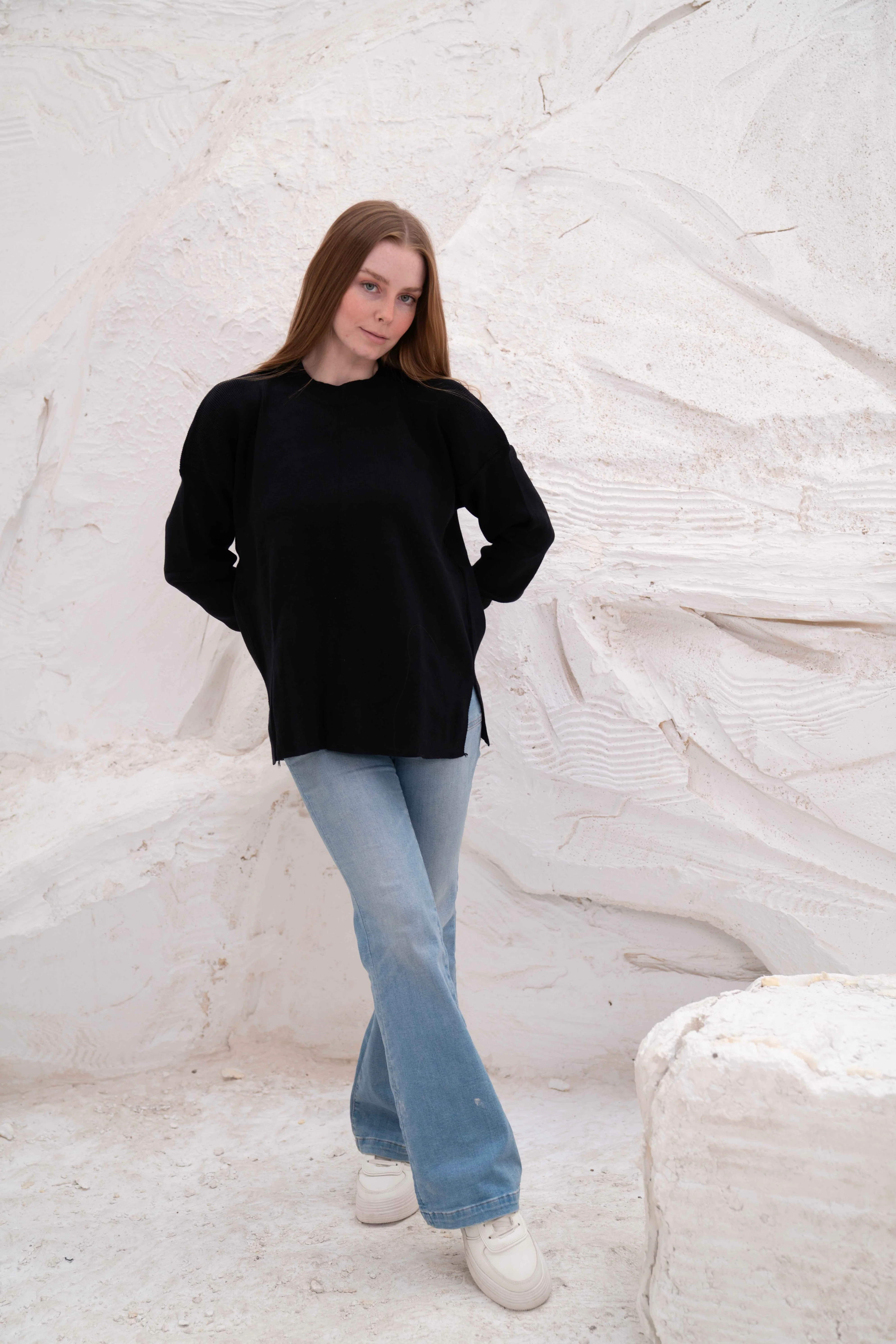 Gumus Women's Oversized Knit Pullover - Image 30