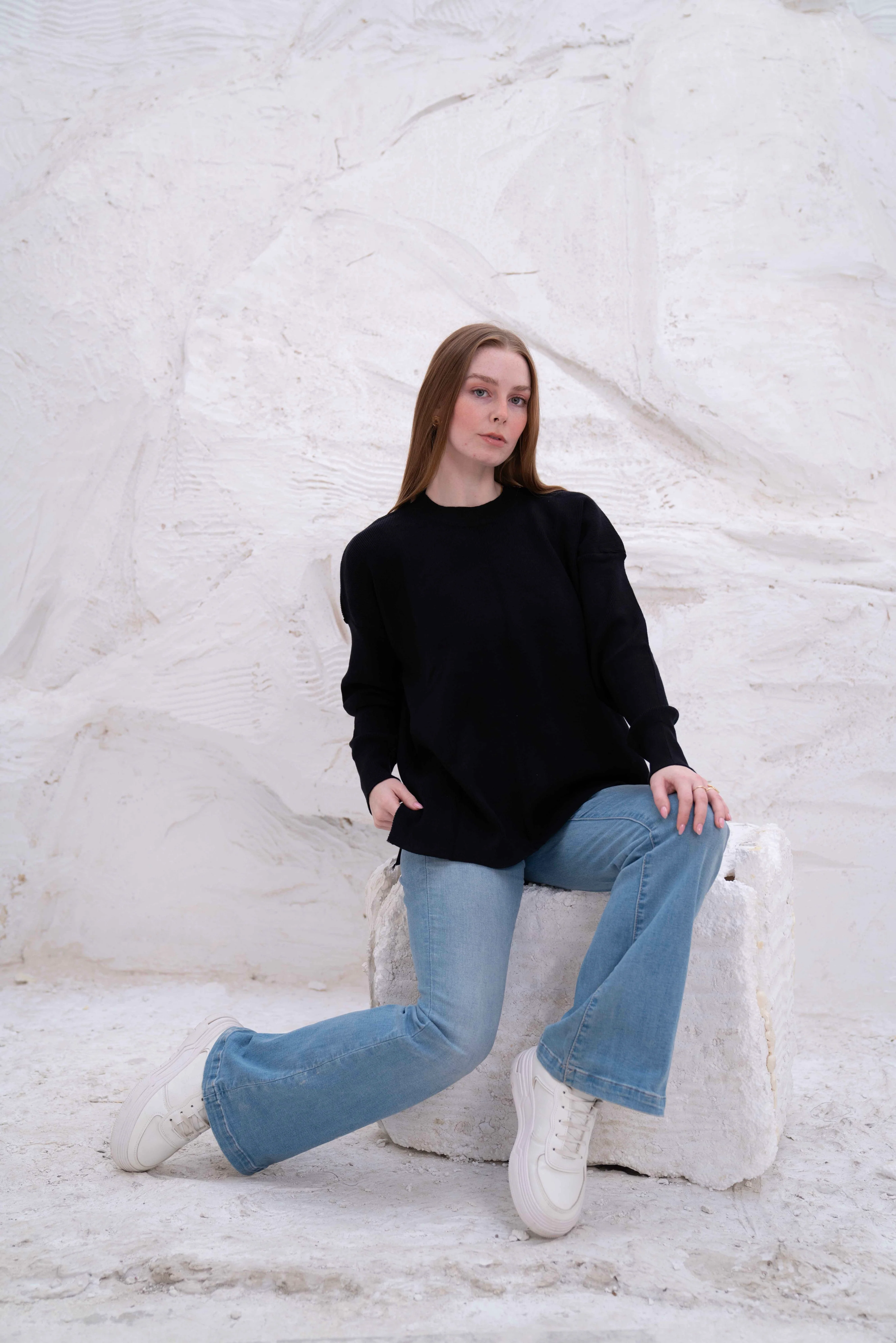 Gumus Women's Oversized Knit Pullover - Image 31