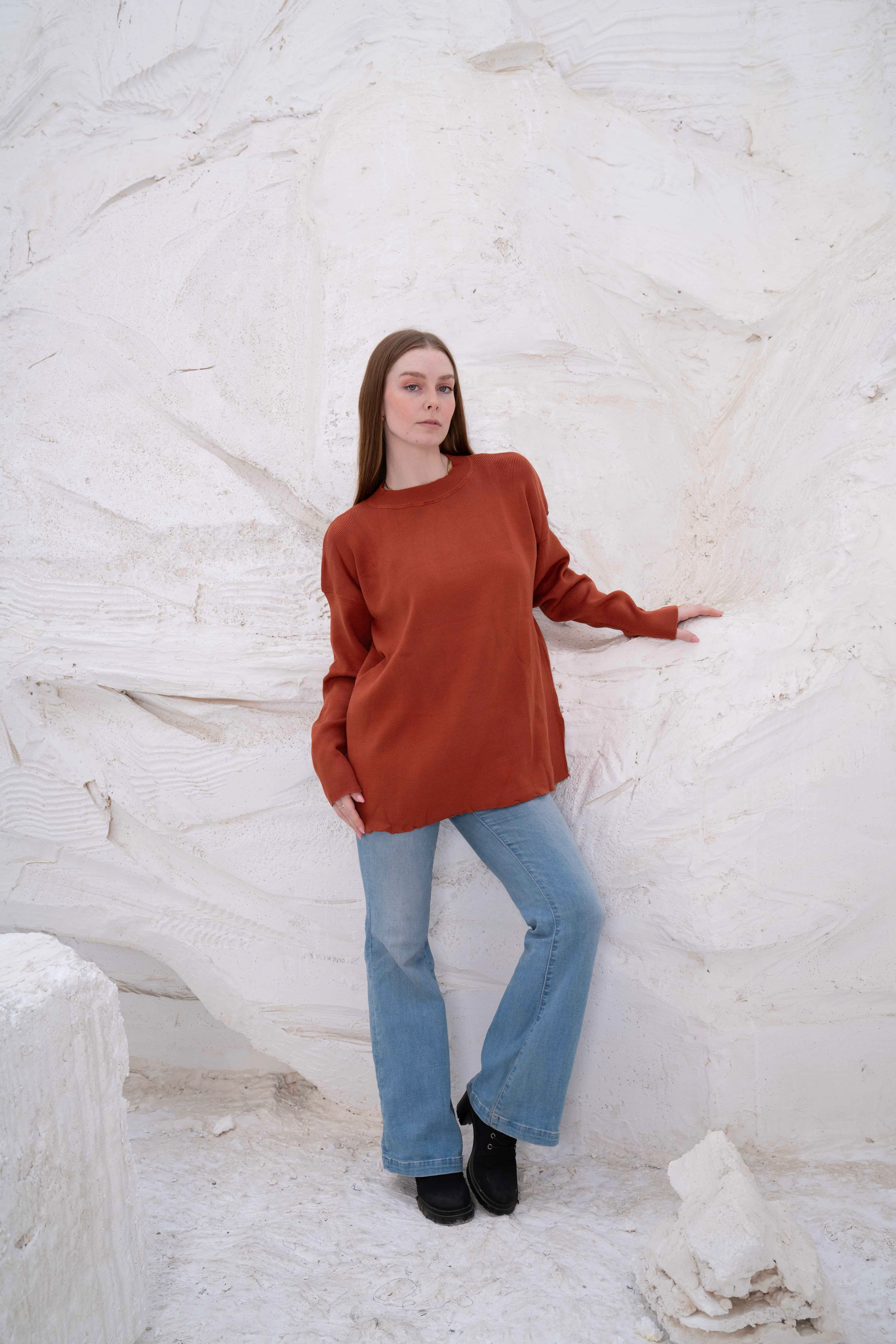 Gumus Women's Oversized Knit Pullover - Image 6