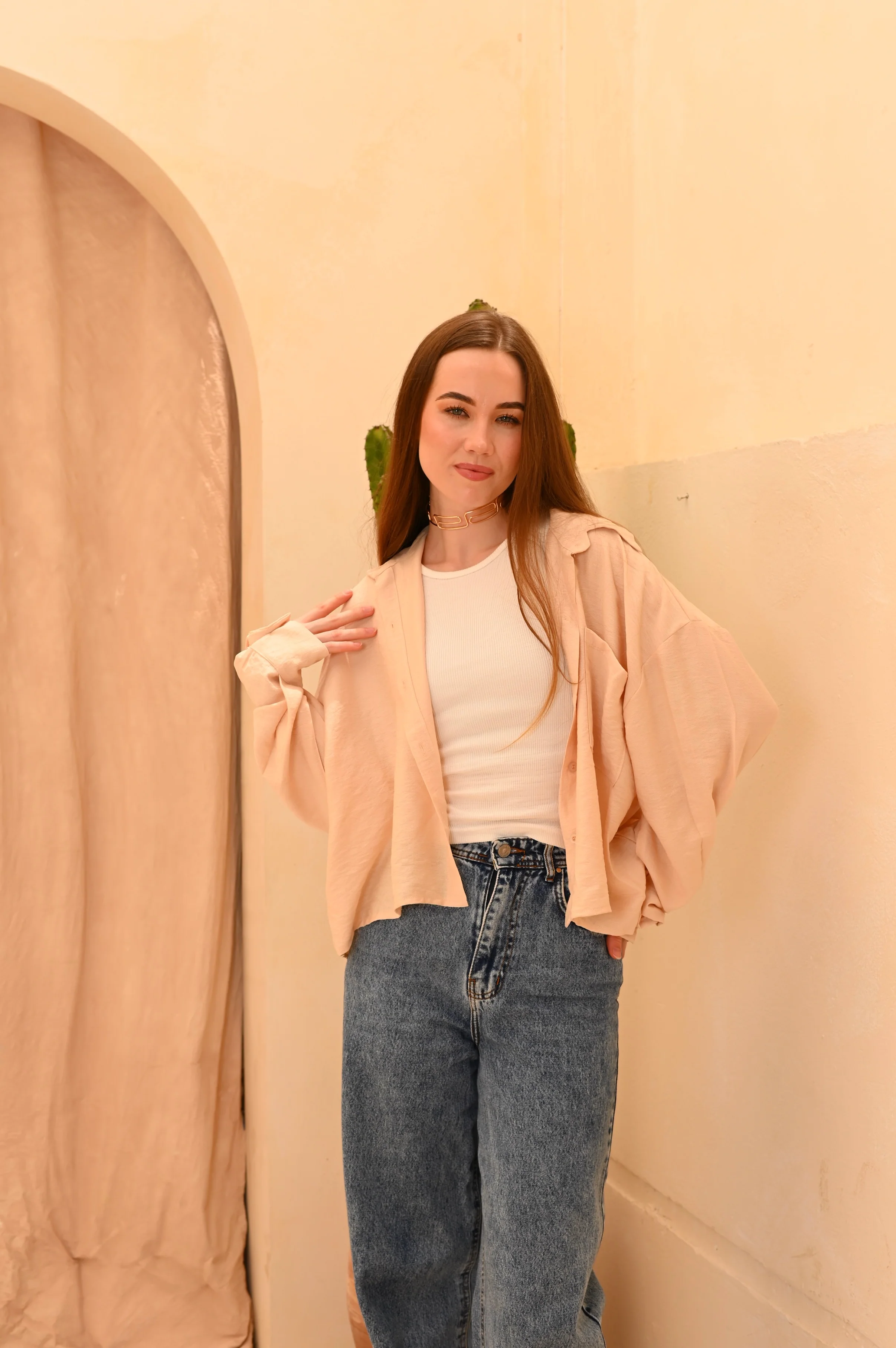 Gumus Short Basic Linen Shirt - Image 18
