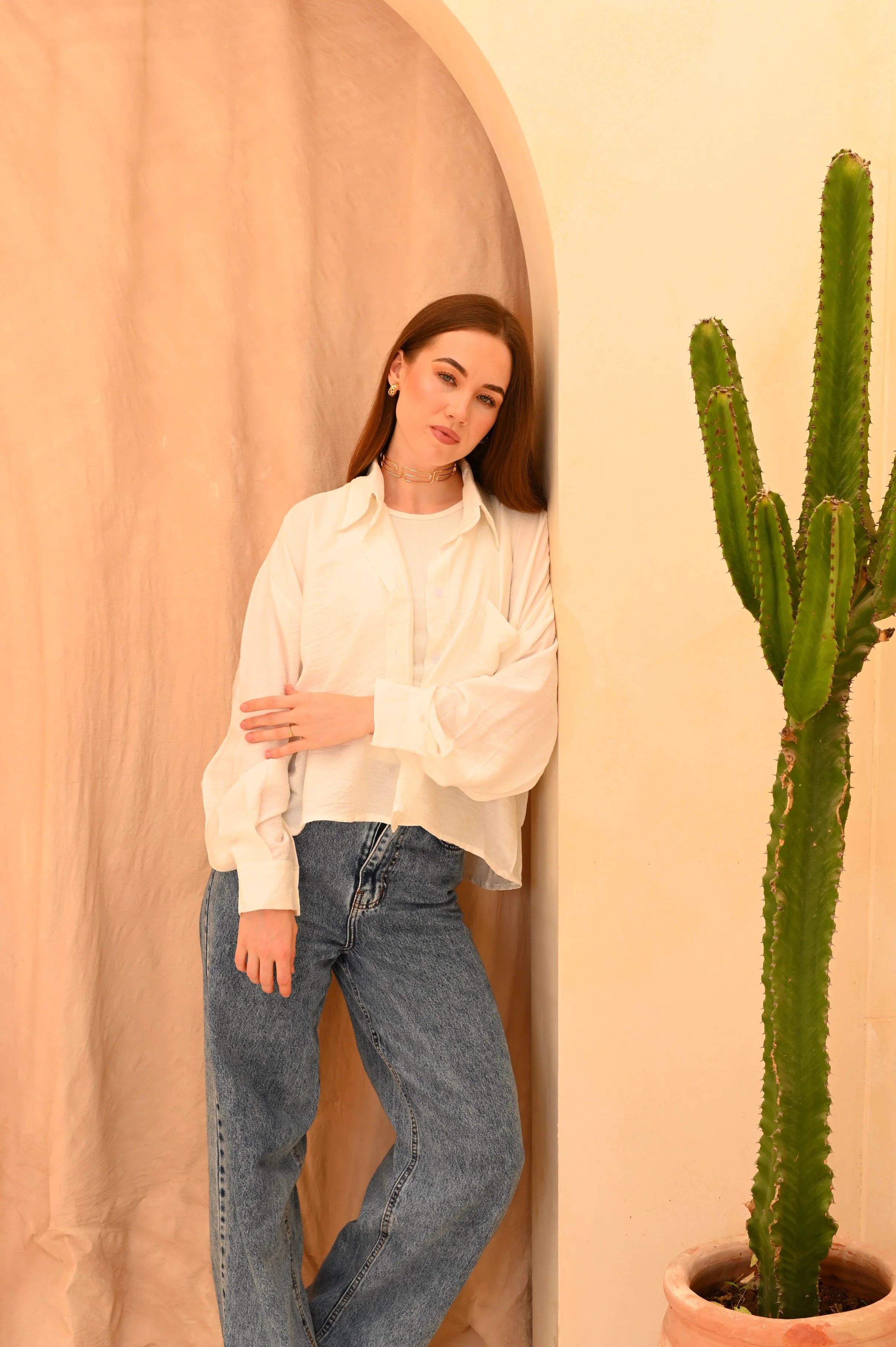 Gumus Short Basic Linen Shirt - Image 25