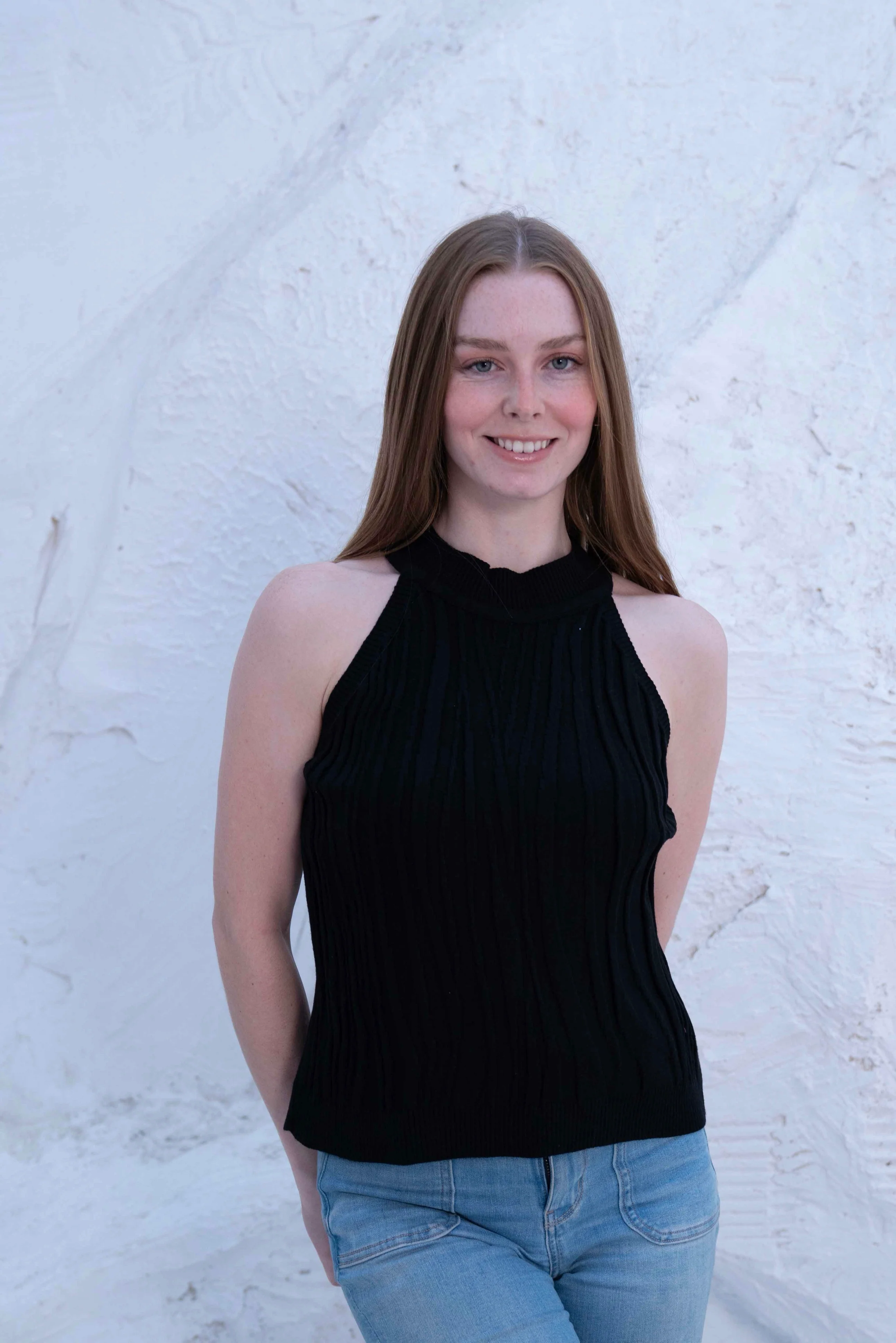 Gumus Sleeveless Ribbed Halter Top - Image 37