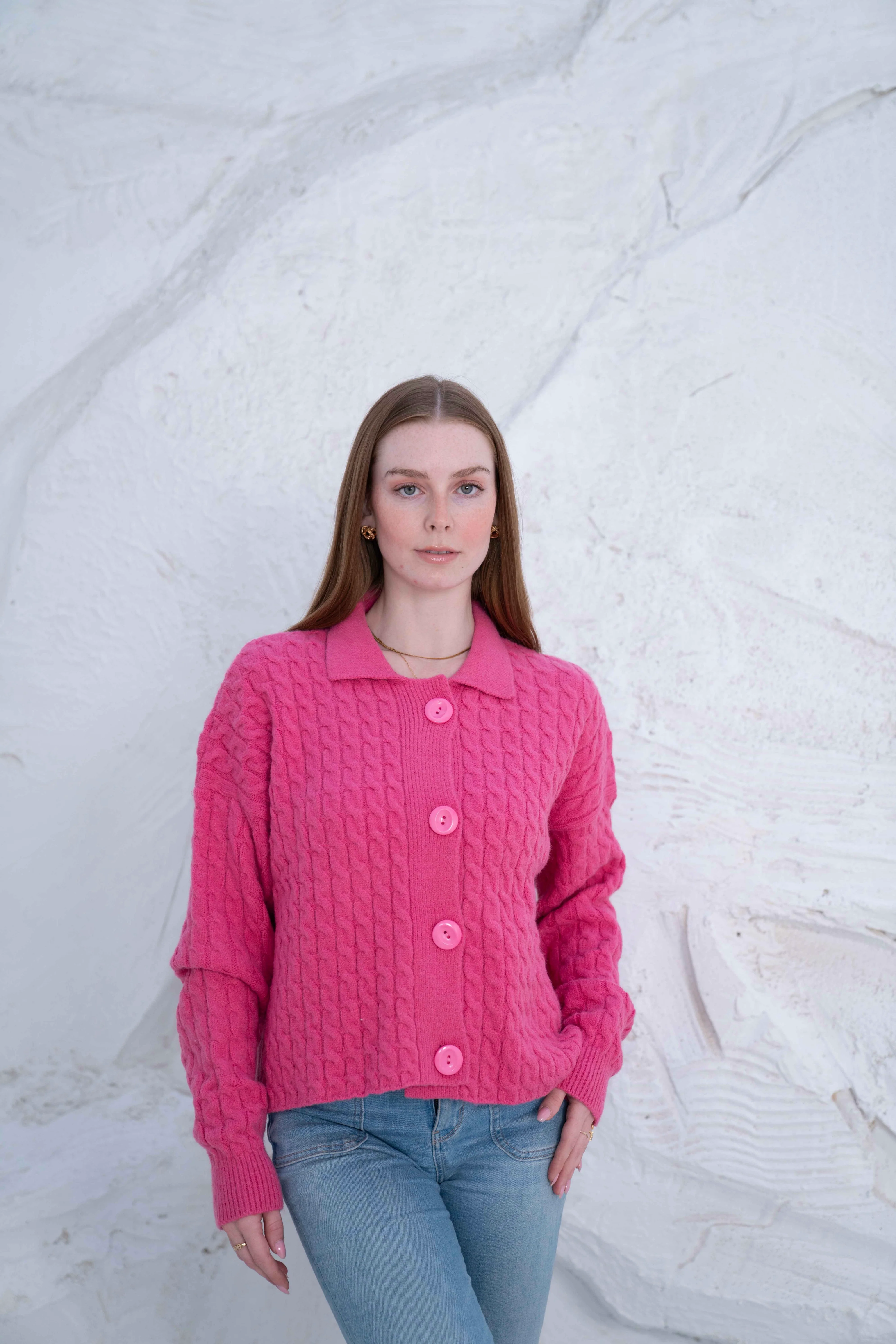 Knit Wool Button-Up Jacket - Image 13