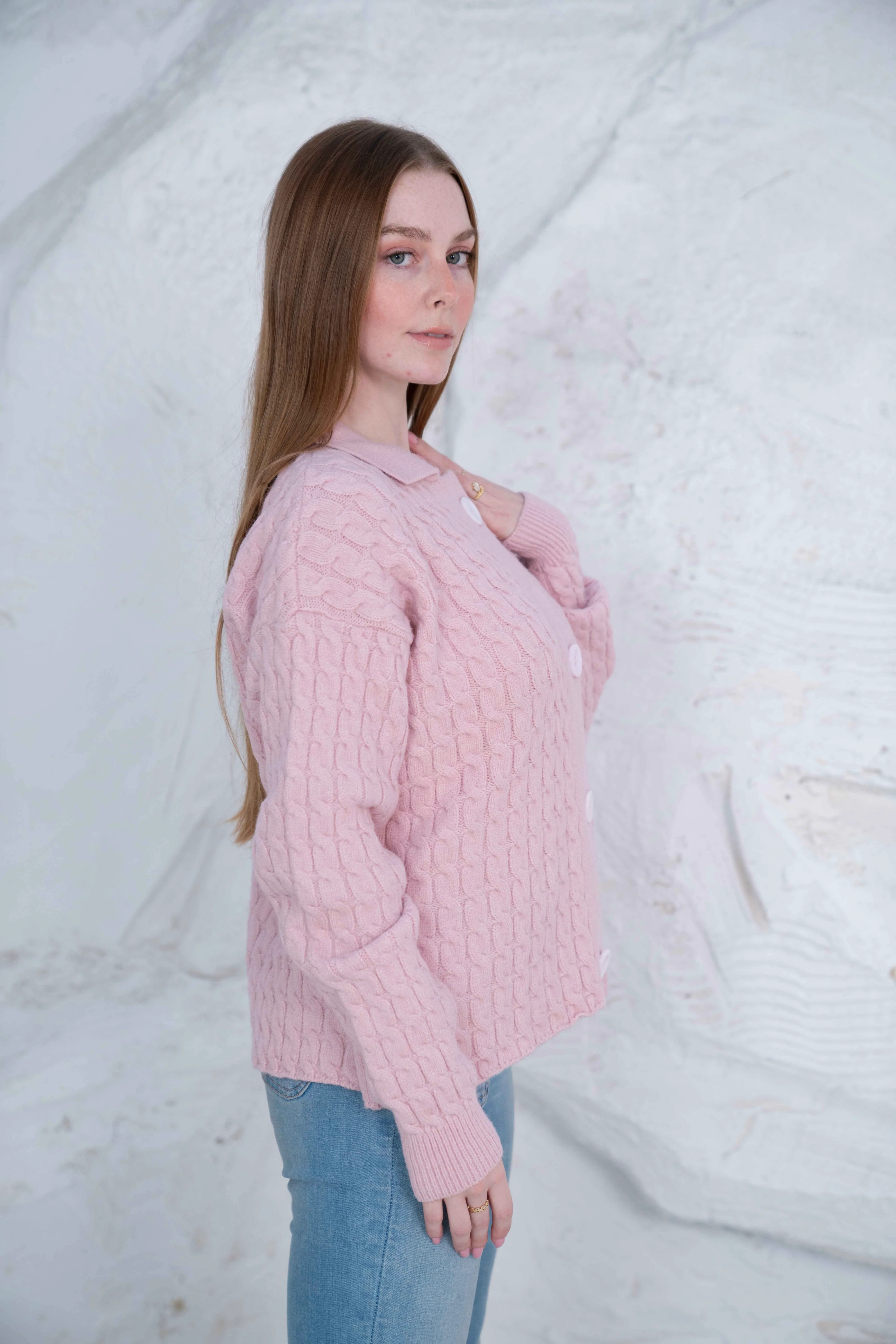 Knit Wool Button-Up Jacket - Image 28