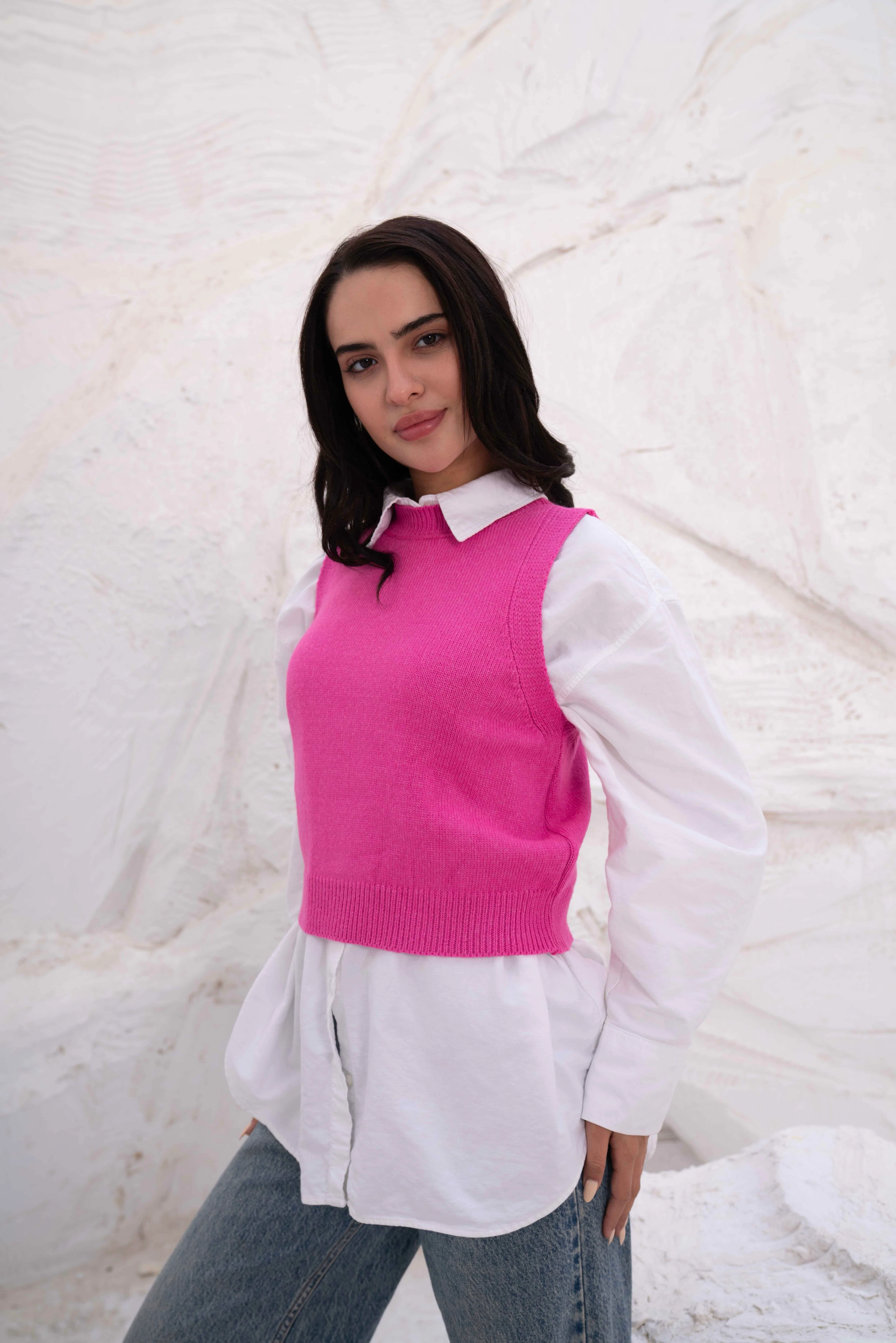 Knitted Women’s Sleeveless Vest - Image 17