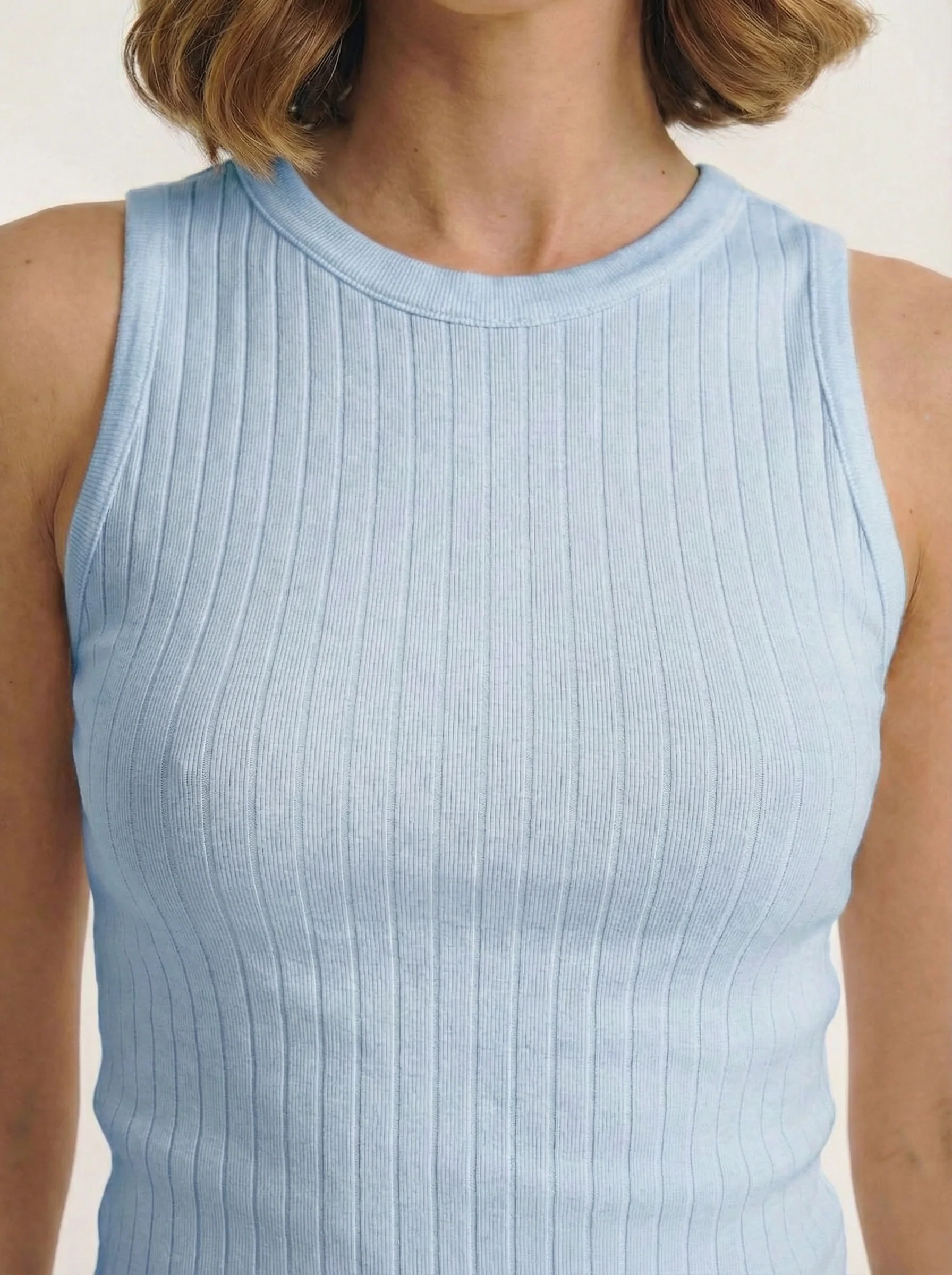 Knitted Wool Sleeveless Top - Image 22