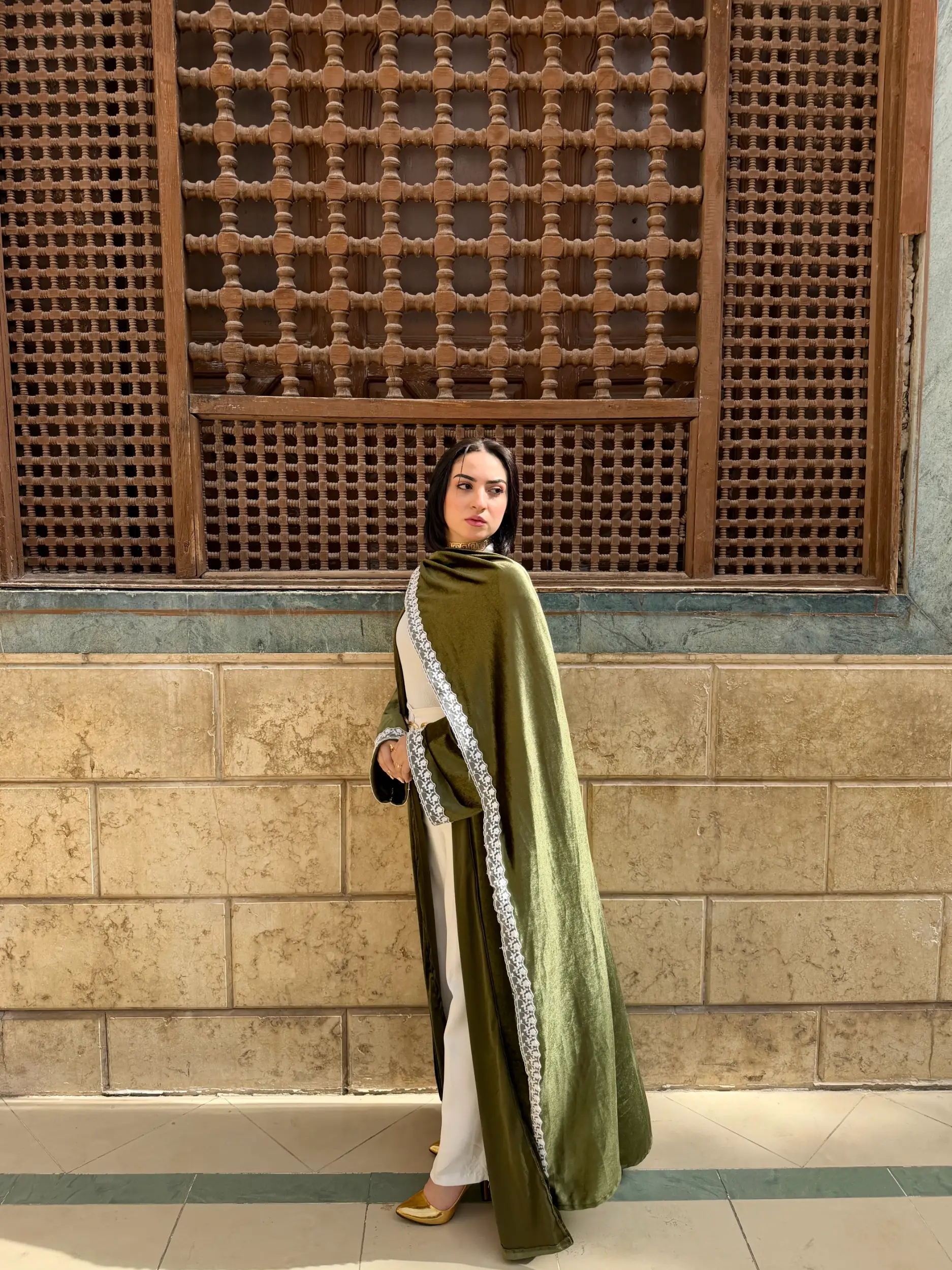 Lace Velvet Abaya – Ramadan - Image 17