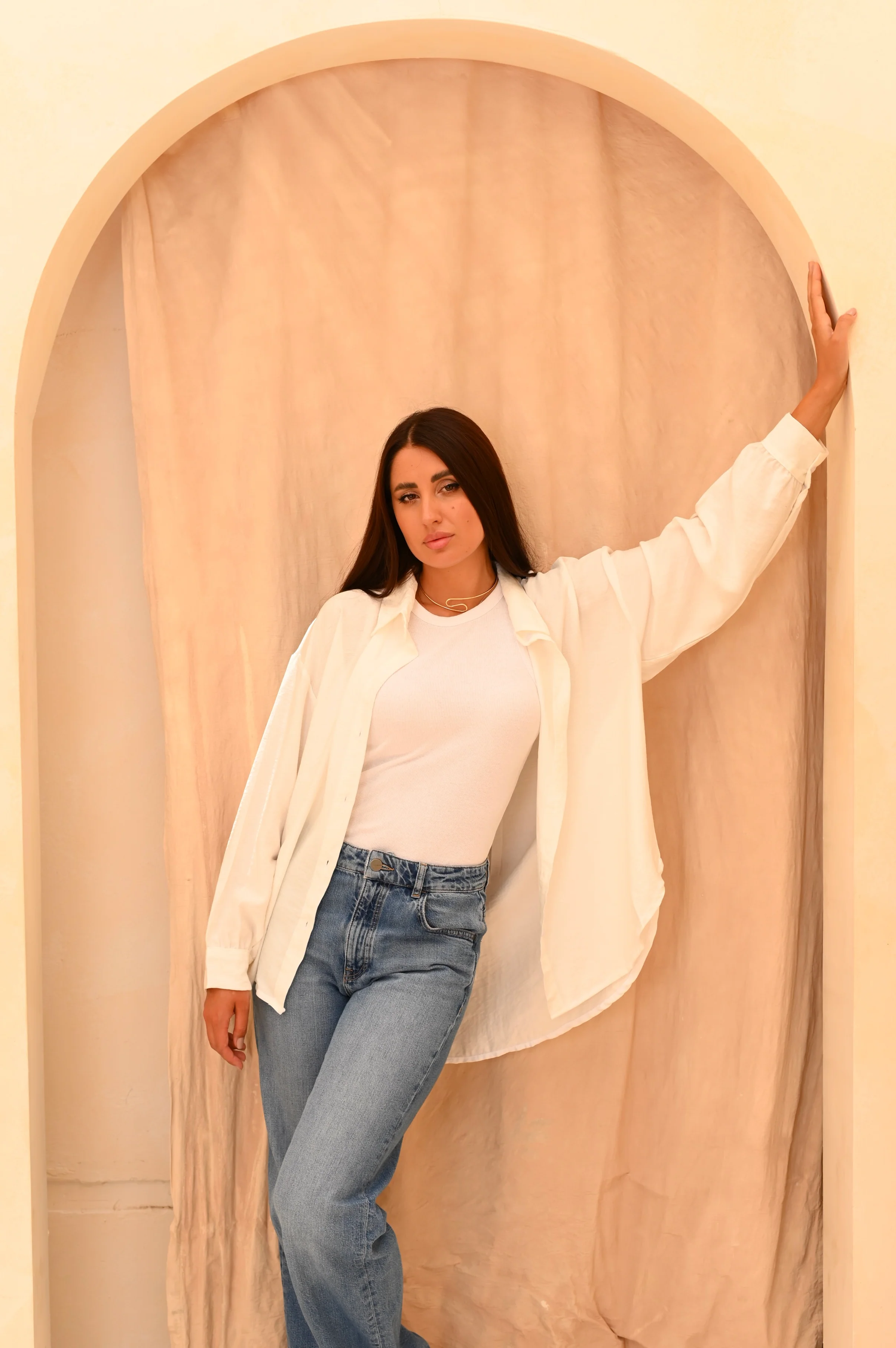 Gumus Long Basic Linen Shirt - Image 19
