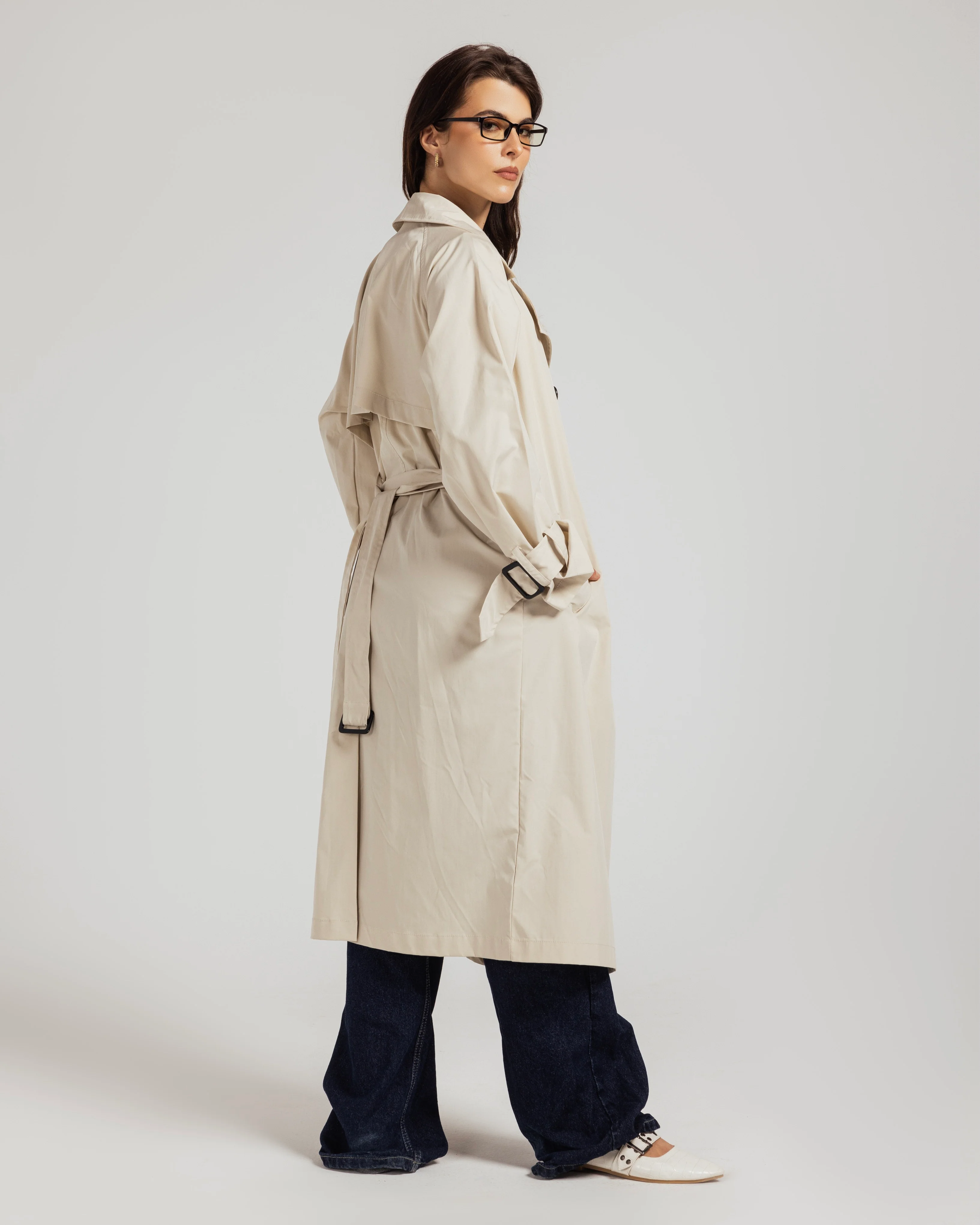 Maxi Length Trench Coat - Image 2