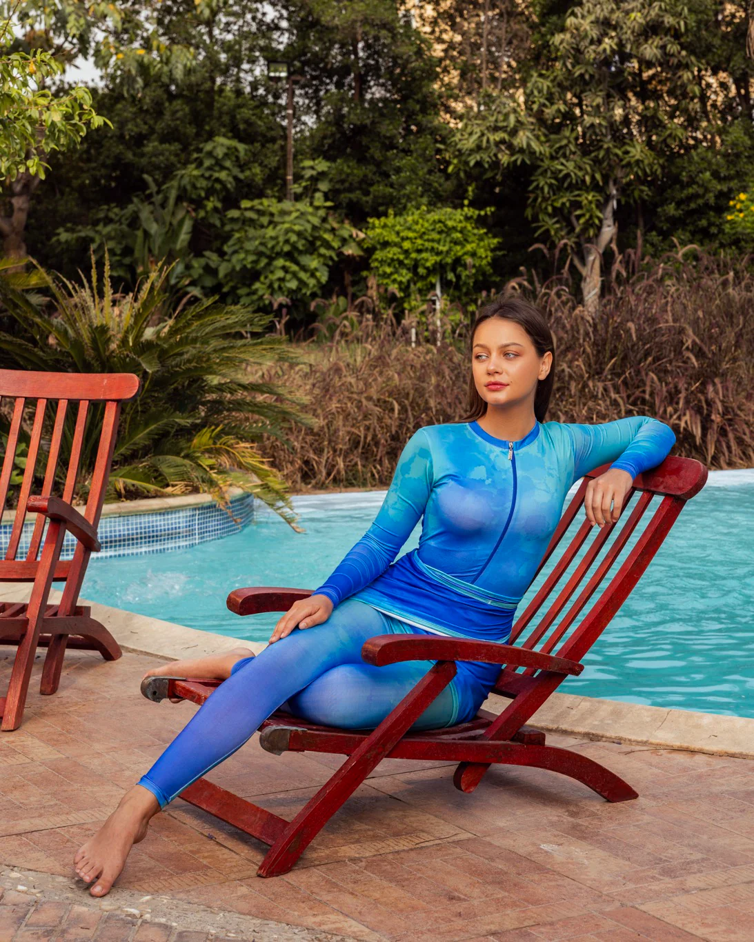 Mirage Blue Gumus Swimsuit - Image 5