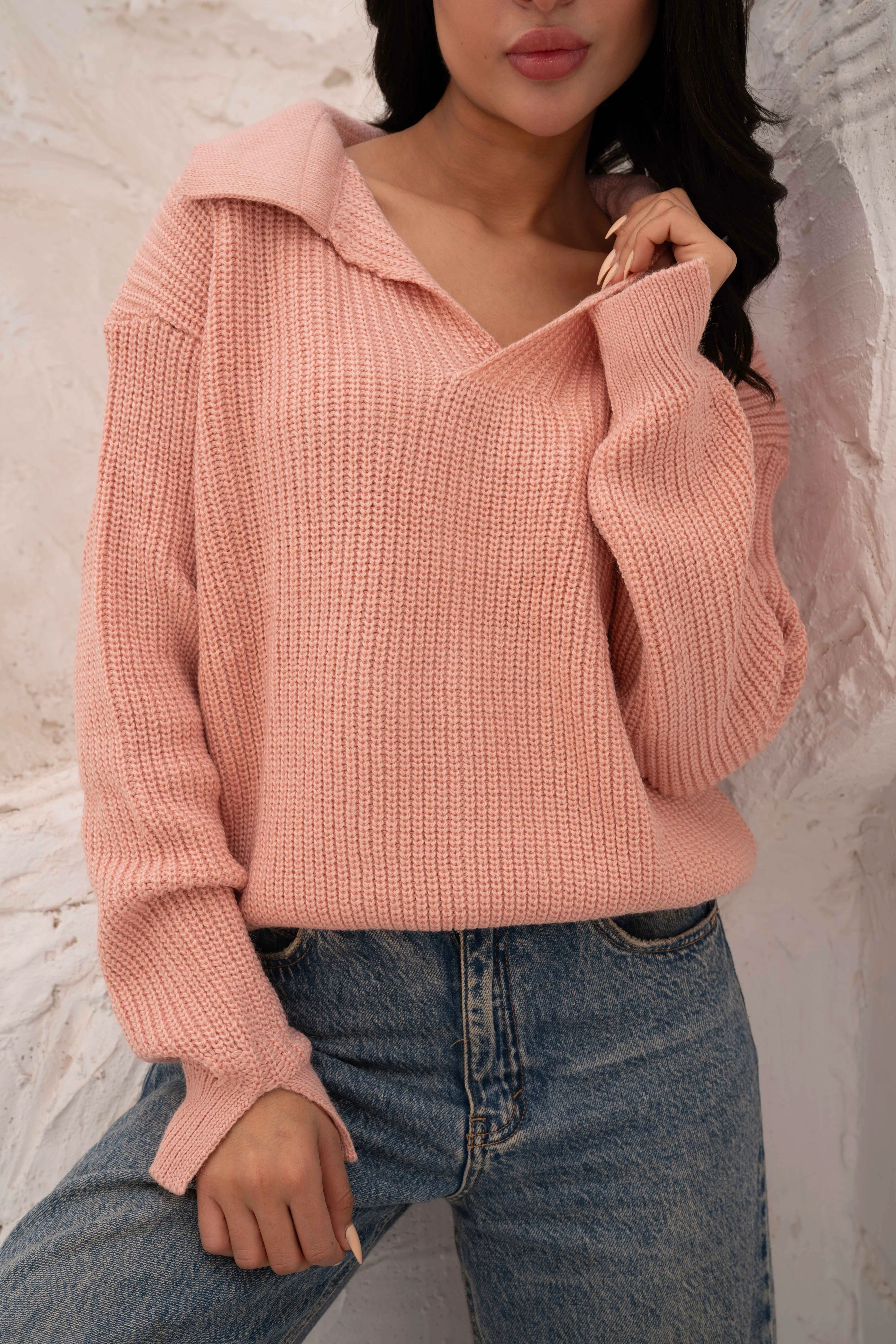 Relaxed Fit Collar Pullover - Image 26