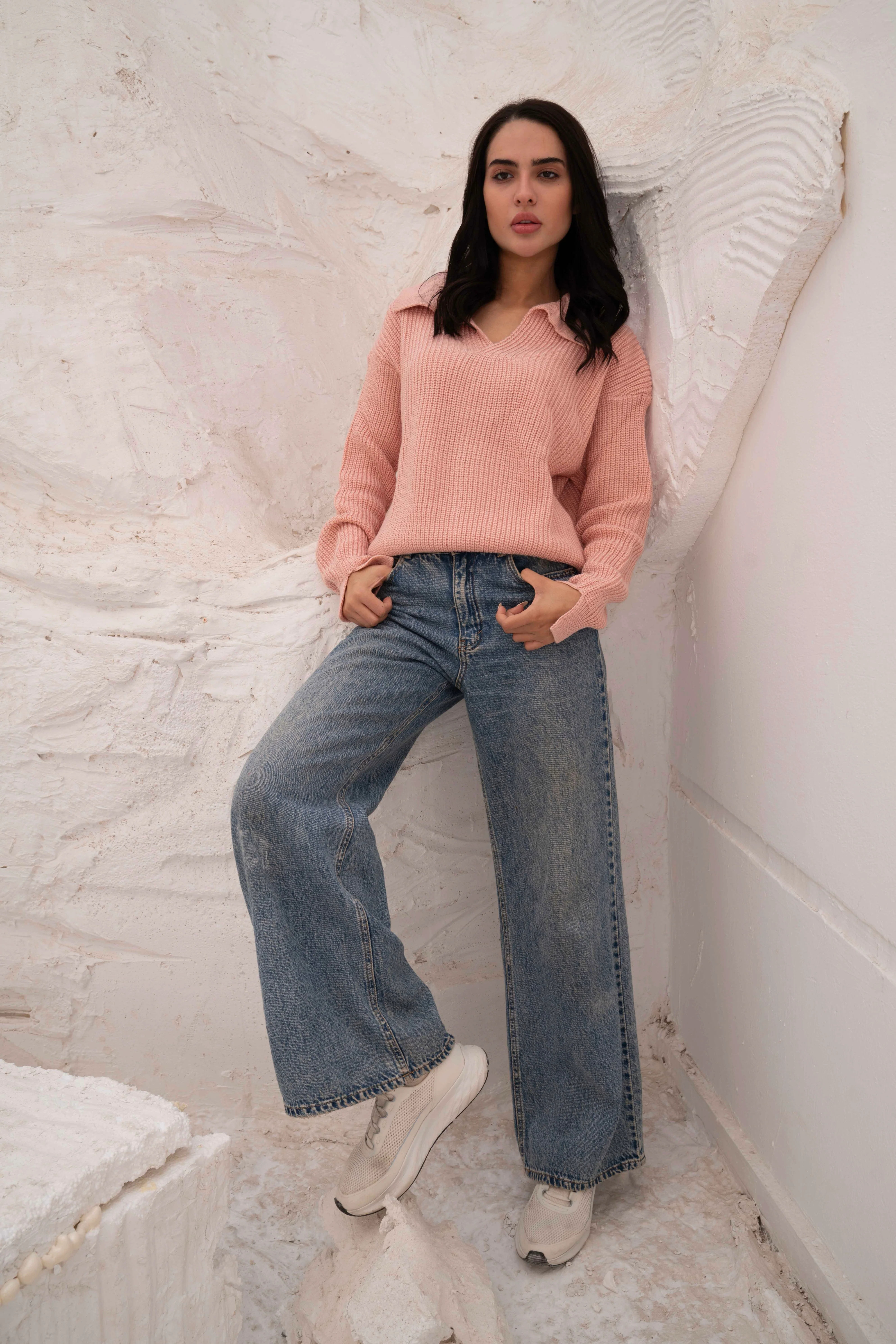 Relaxed Fit Collar Pullover - Image 27