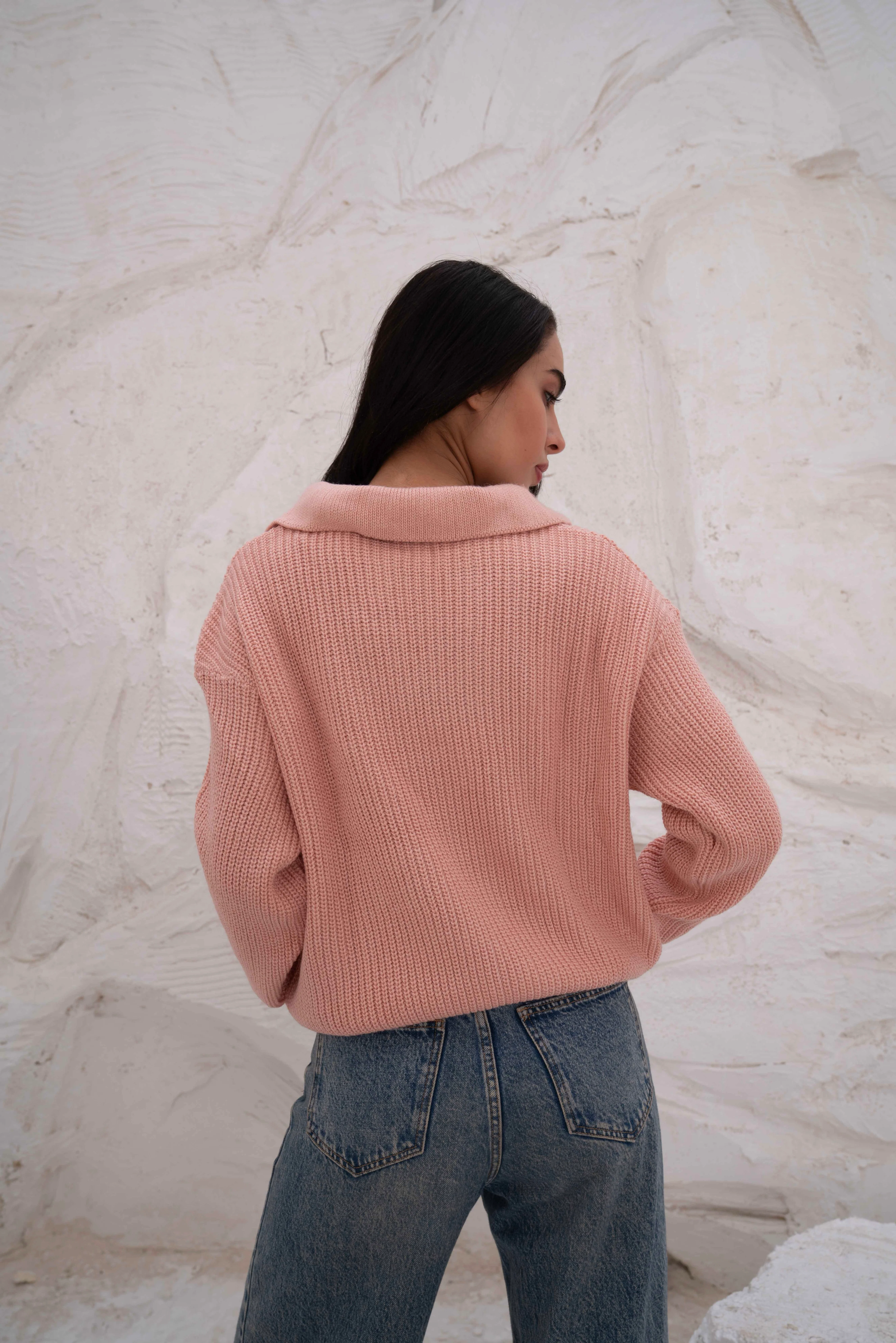 Relaxed Fit Collar Pullover - Image 28